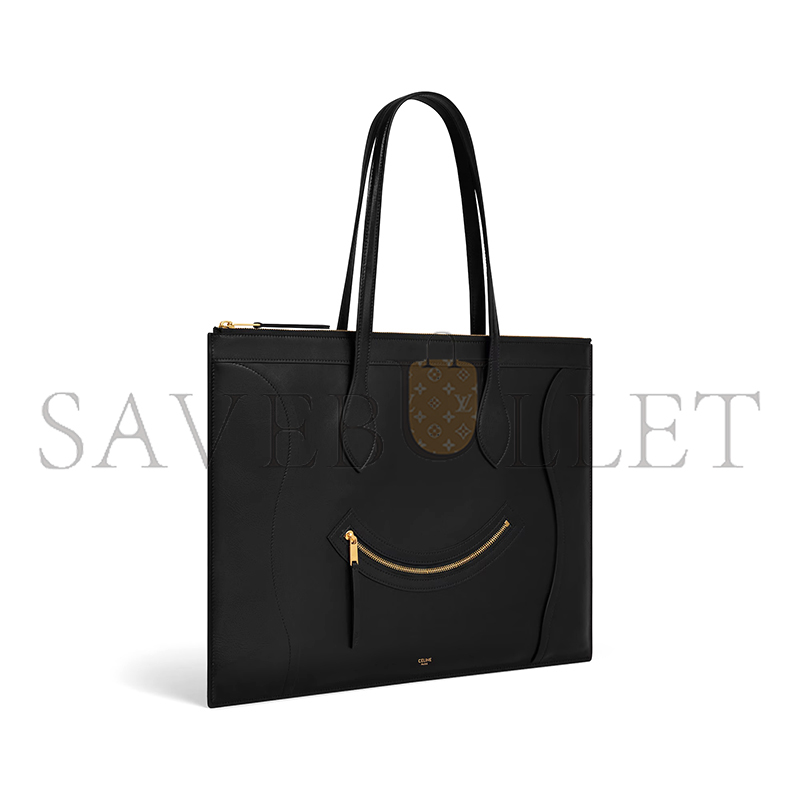 CELINE FLAT CABAS NEW LUGGAGE IN GLOSSY CALFSKIN 123963GW4.38NO (44.5*31.5*0.5cm) CELINE FLAT CABAS NEW LUGGAGE IN GLOSSY CALFSKIN 123963GW4.38NO (44.5*31.5*0.5cm)